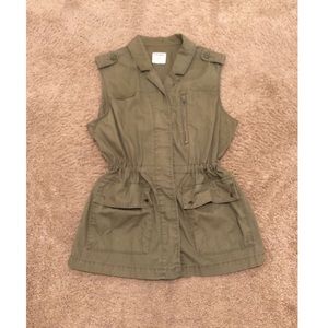 Olive Utilitarian Vest